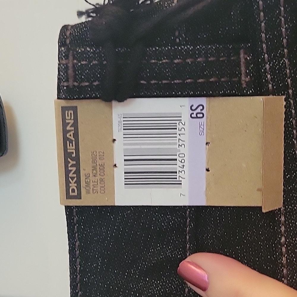 DKNY indigo blue soho boot Women's  Jeans 28x30 6S - Picture 11 of 11